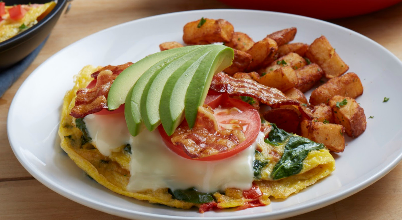 Bacon Avocado Omelet